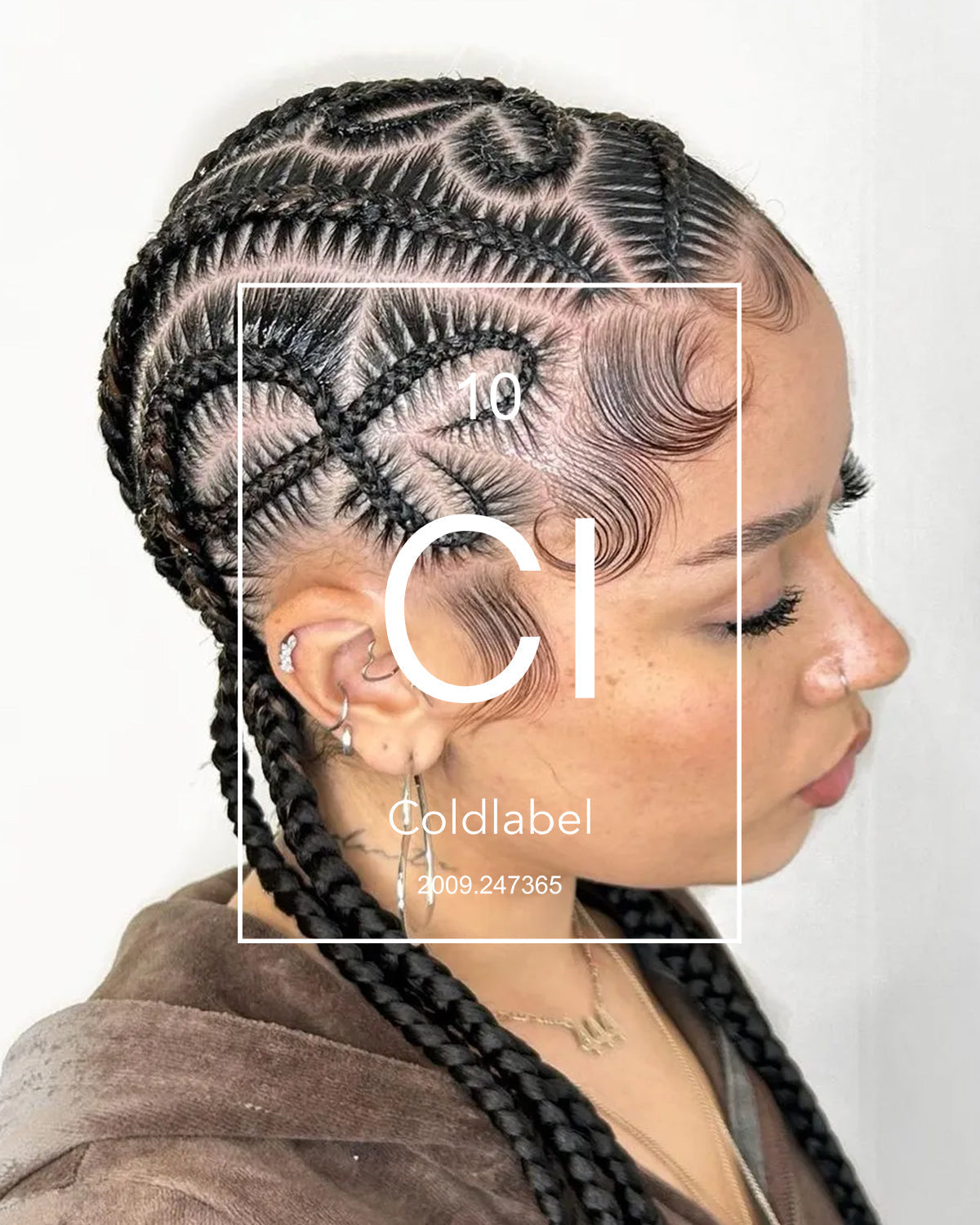 woman with braids