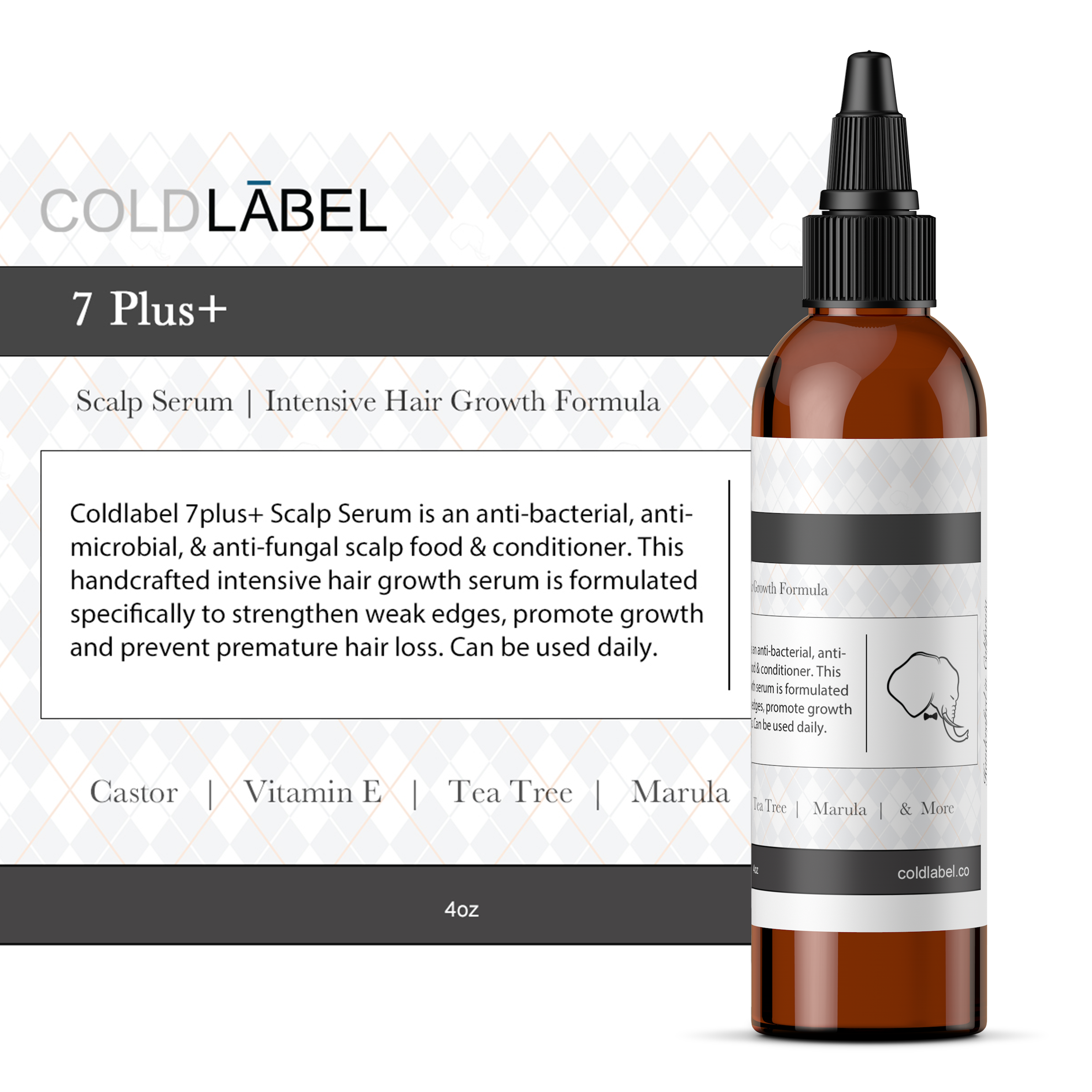7plus+ Scalp Serum 4oz